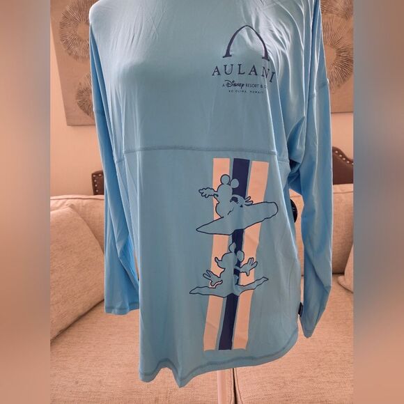 Disney Aulani  Spirit Jersey Mickey Mouse Rash Guard Swim Shirt Sz Sm - Picture 3 of 11